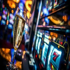 Kontrol permainan Wolf Gold di klik66 menampilkan tombol taruhan dan putar dengan indikator saldo